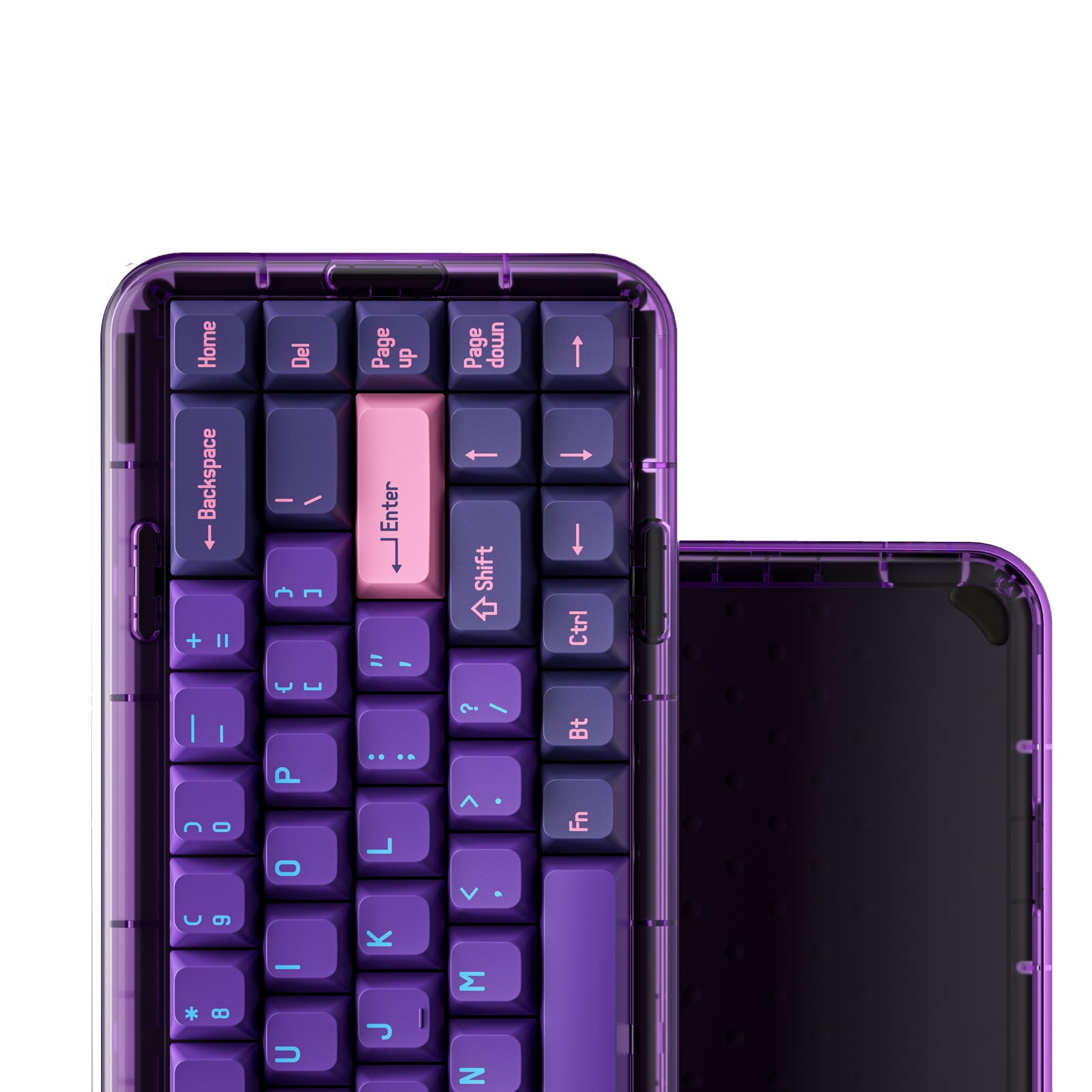 MelGeek Mojo68 Neon, benutzerdefinierte und programmierbare mechanische Tastatur