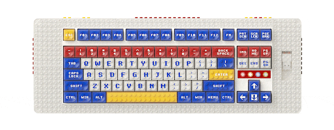 世界初のブリック対応メカニカルキーボード「MelGeek Pixel」 – MelGeek