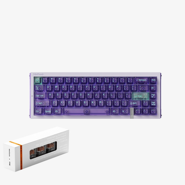 MelGeek REAL67 ゲーミンキーボード カリウム 紫 MelGeek_Real67_magnetic_keyboa