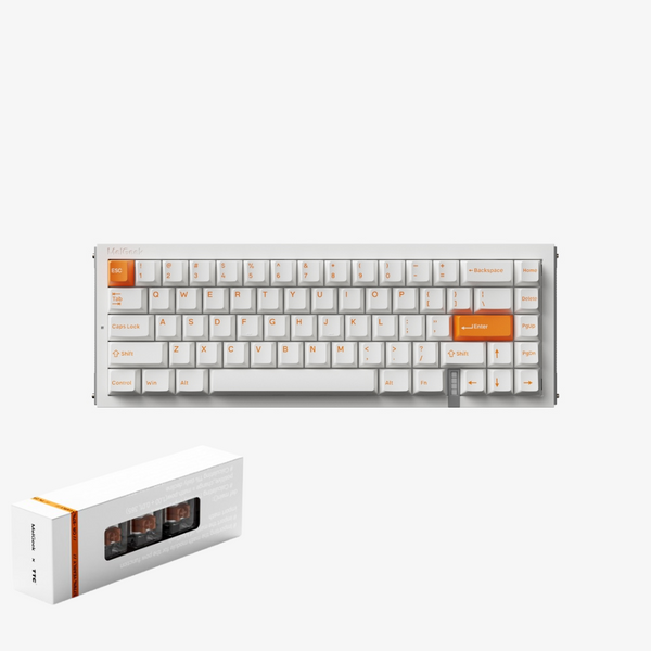 MelGeek Real67 グレー Amazon.com: MelGeek REAL67 Wired Keyboard, Hall Effect