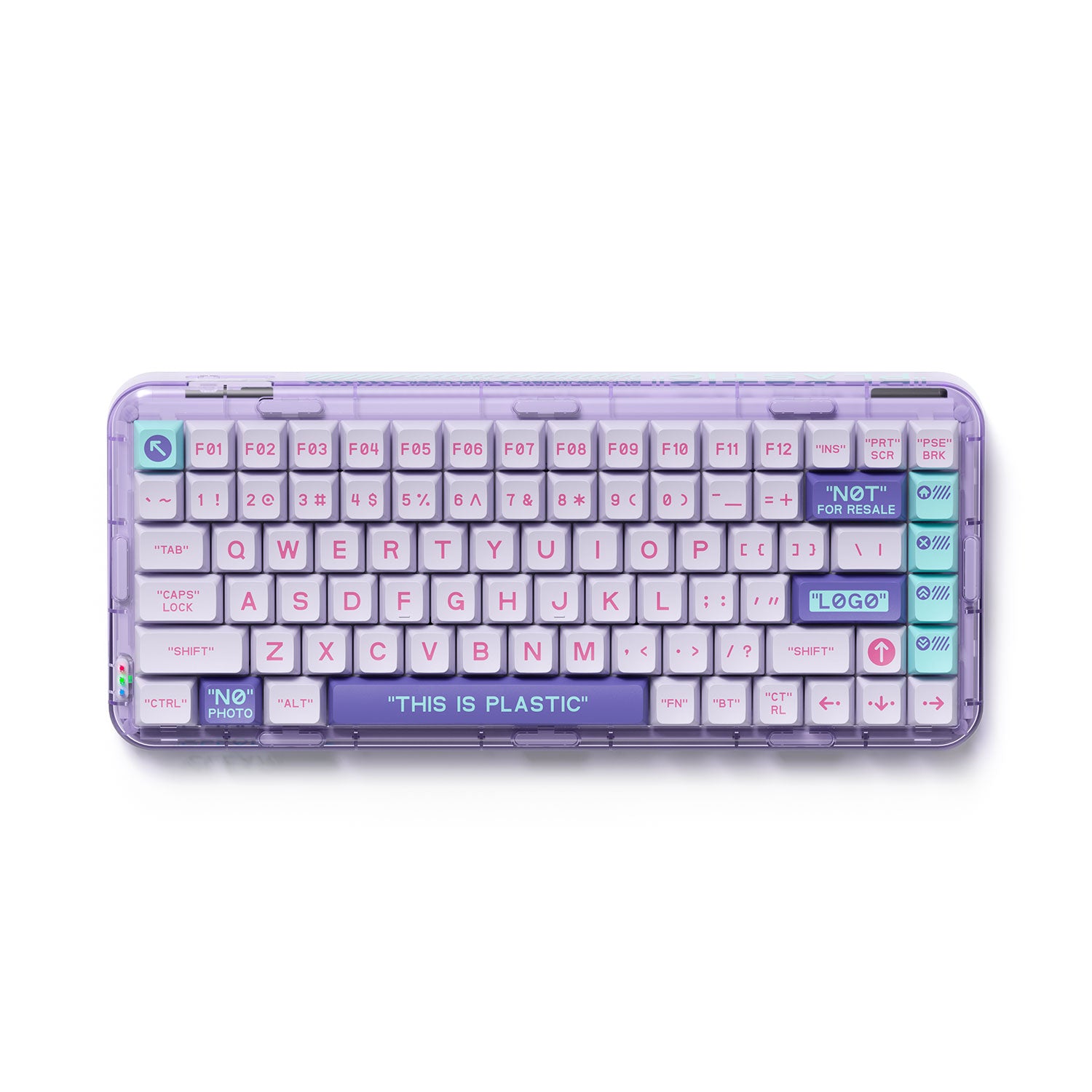 MelGeek Mojo84 Vapor wave Programmier bare mechanische Tastatur