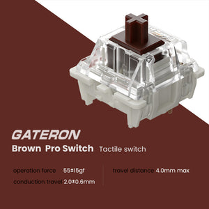 Gateron Pro Brown / 10 Pcs