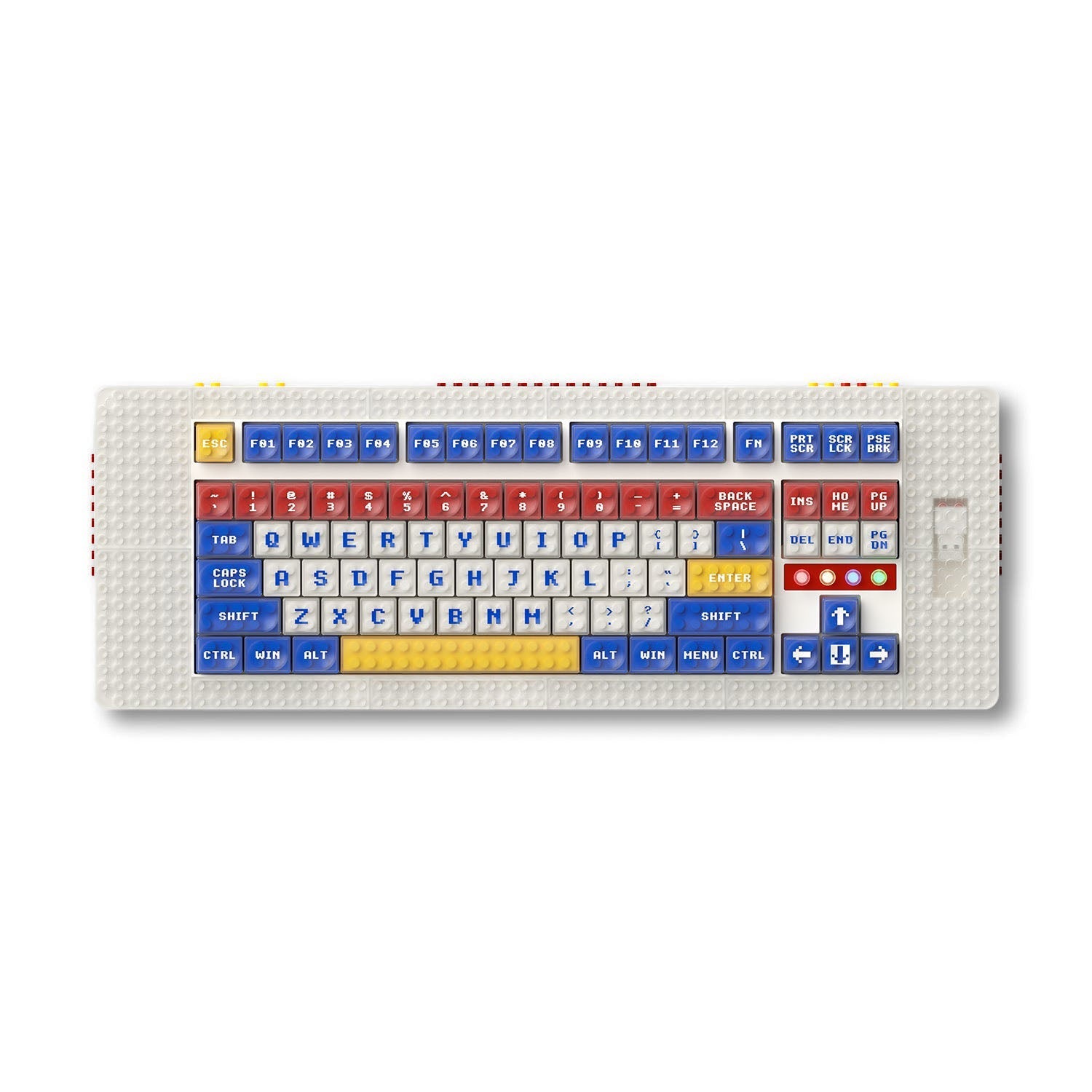 MelGeek Pixel Palette, World's First Brick-compatible Custom Mechanical Keyboard