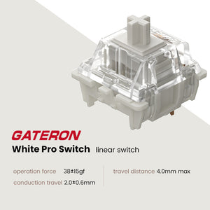 Gateron Pro White / 10 Pcs