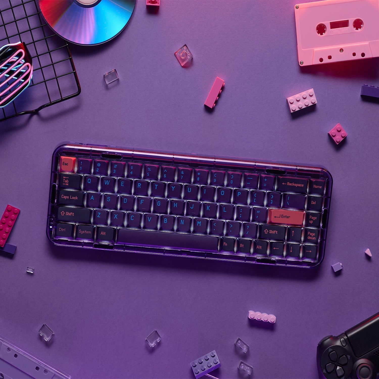 The G-lab Keyz Neon-high Performance Gaming Keyboard-high