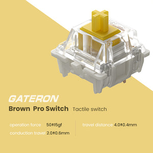 Gateron Pro Yellow / 10 Pcs