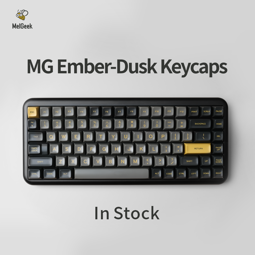 MelGeek Re-Cap MG Ember MG WAHTSY MG Master Keycaps en stock