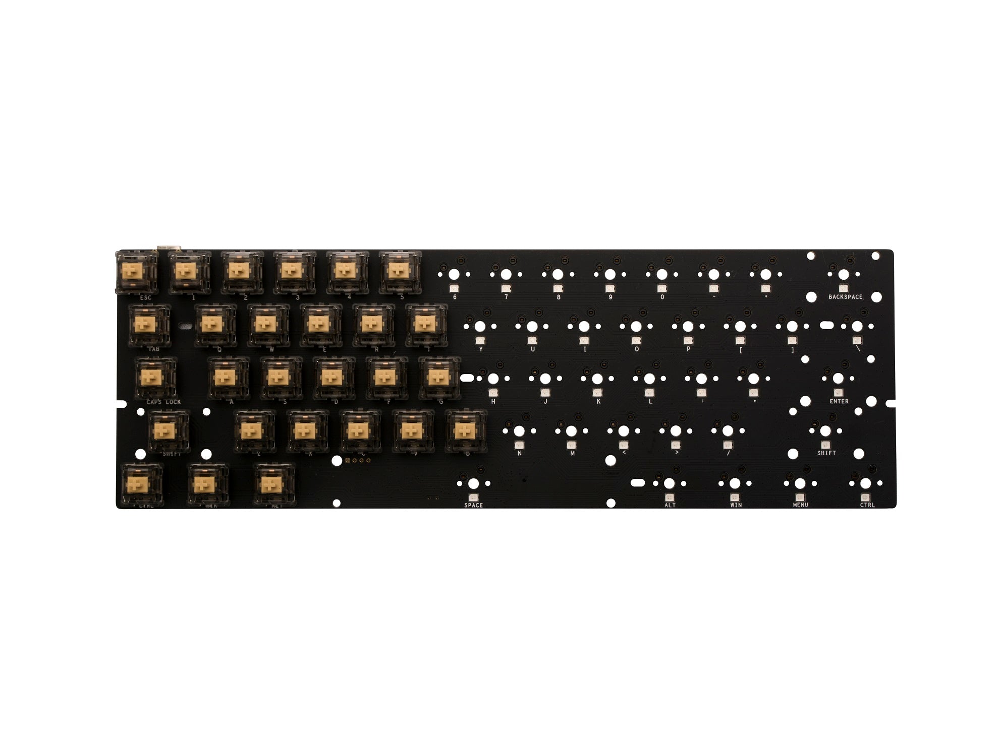 MelGeek MJ61 MJ63 MJ64 60% Hotswappable Keyboard RGB PCBA
