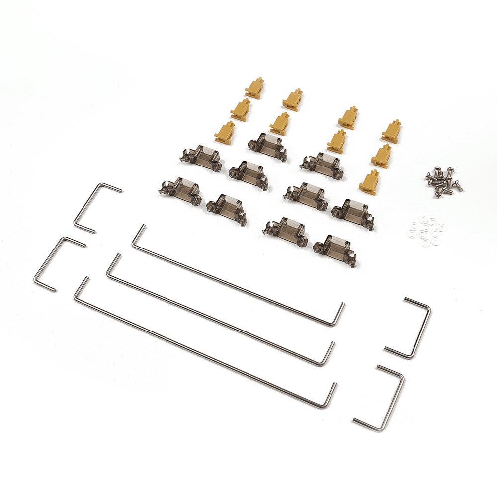 MelGeek Transparent PCB Screw in Stabilizer for Mechanical Keyboard