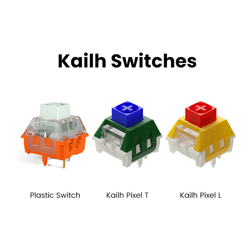 Interruptores mecánicos personalizados MelGeek Kailh