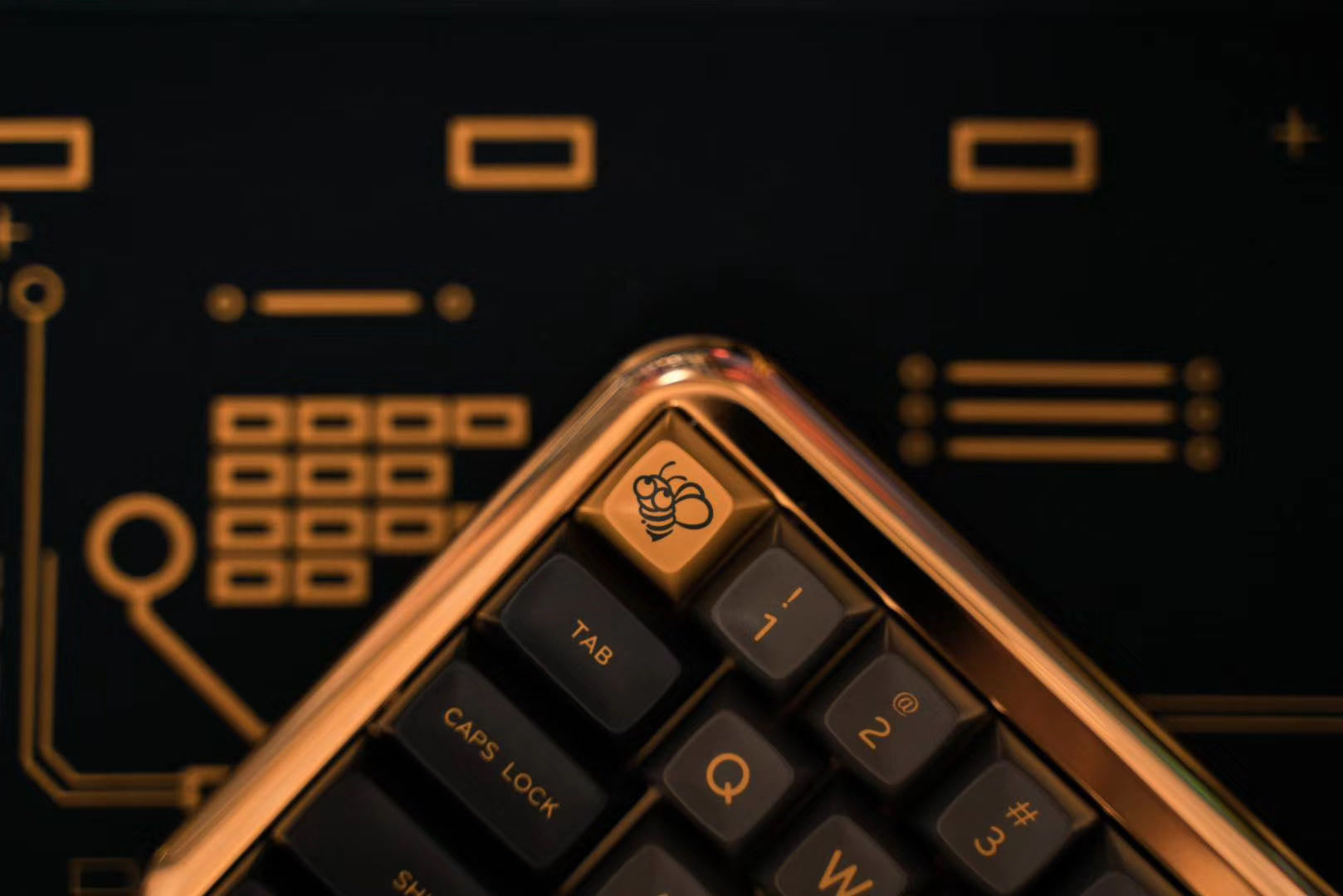 MelGeek Mojo60 Brass Mechanical Keyboard Case 60% Keyboard Chasis