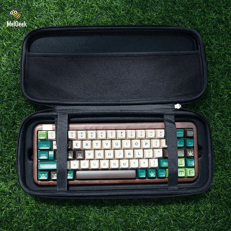 MelGeek - Estuche de transporte para almacenamiento de teclado mecánico para teclado Mojo 60/65/68