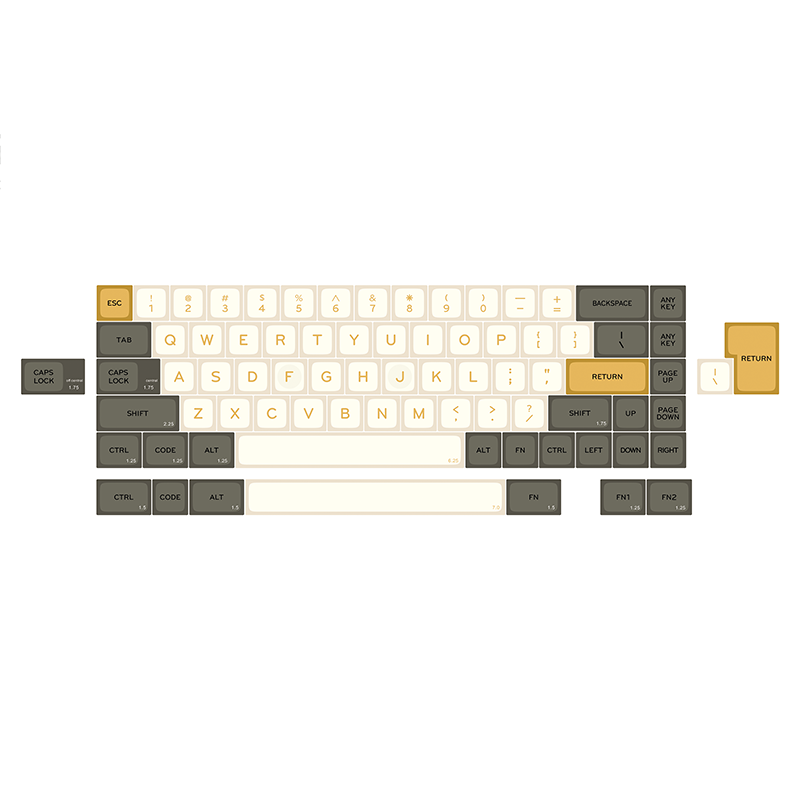 MelGeek Human_Dawn_base 英語配列 キーキャップ MG高さ MelGeek Human_Dawn_base 英語配列 キーキャップ MG高さ