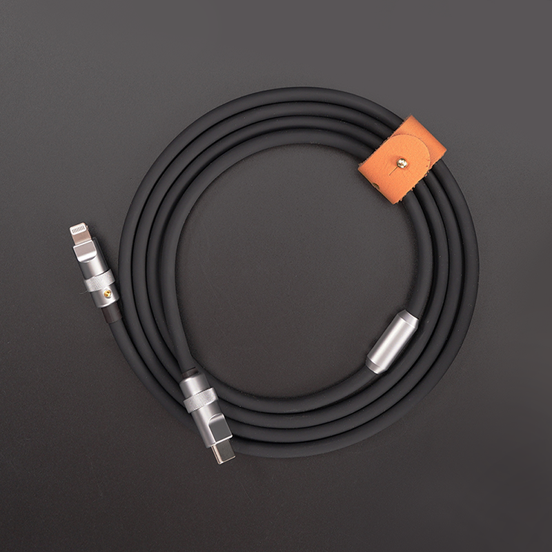 Câble Lightning/USB Type-C fait main MelGeek pour chargement iPhone 8/X/XS/11/12/13/13Pro