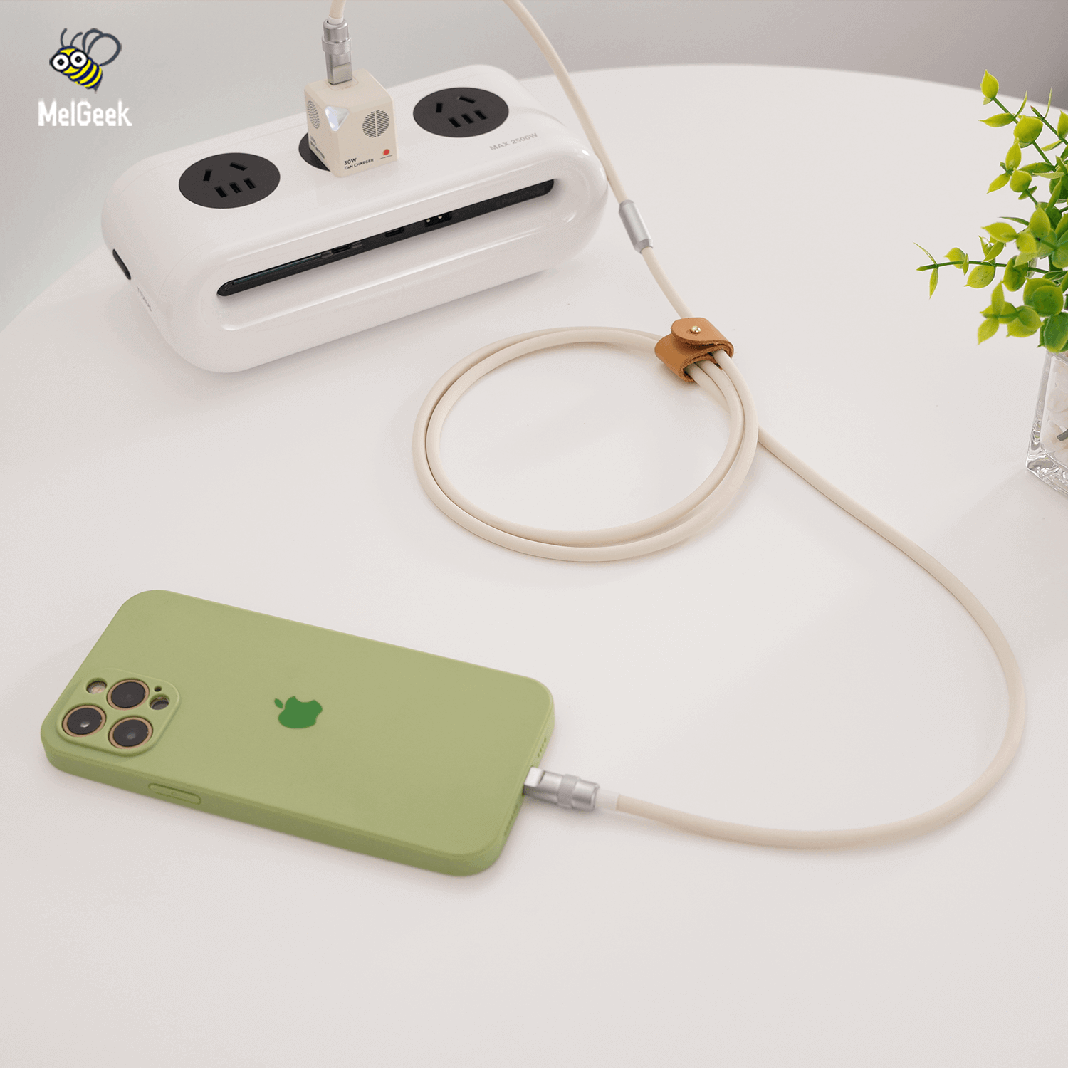 MelGeek ハンドメイド Lightning/USB Type-C ケーブル iPhone 8/X/XS/11/12/13/13Pro 充電用