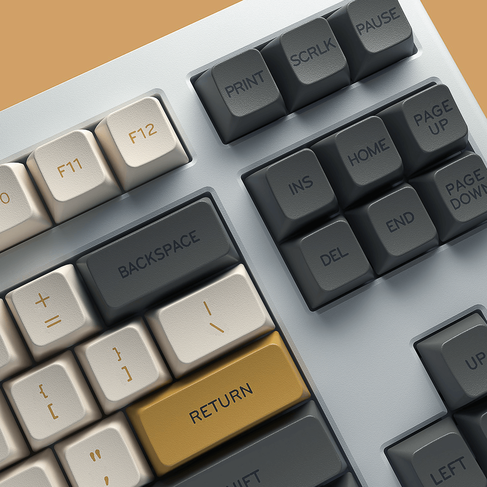 MelGeek MDA Dawn PBT Dye-Sub Keycap Set