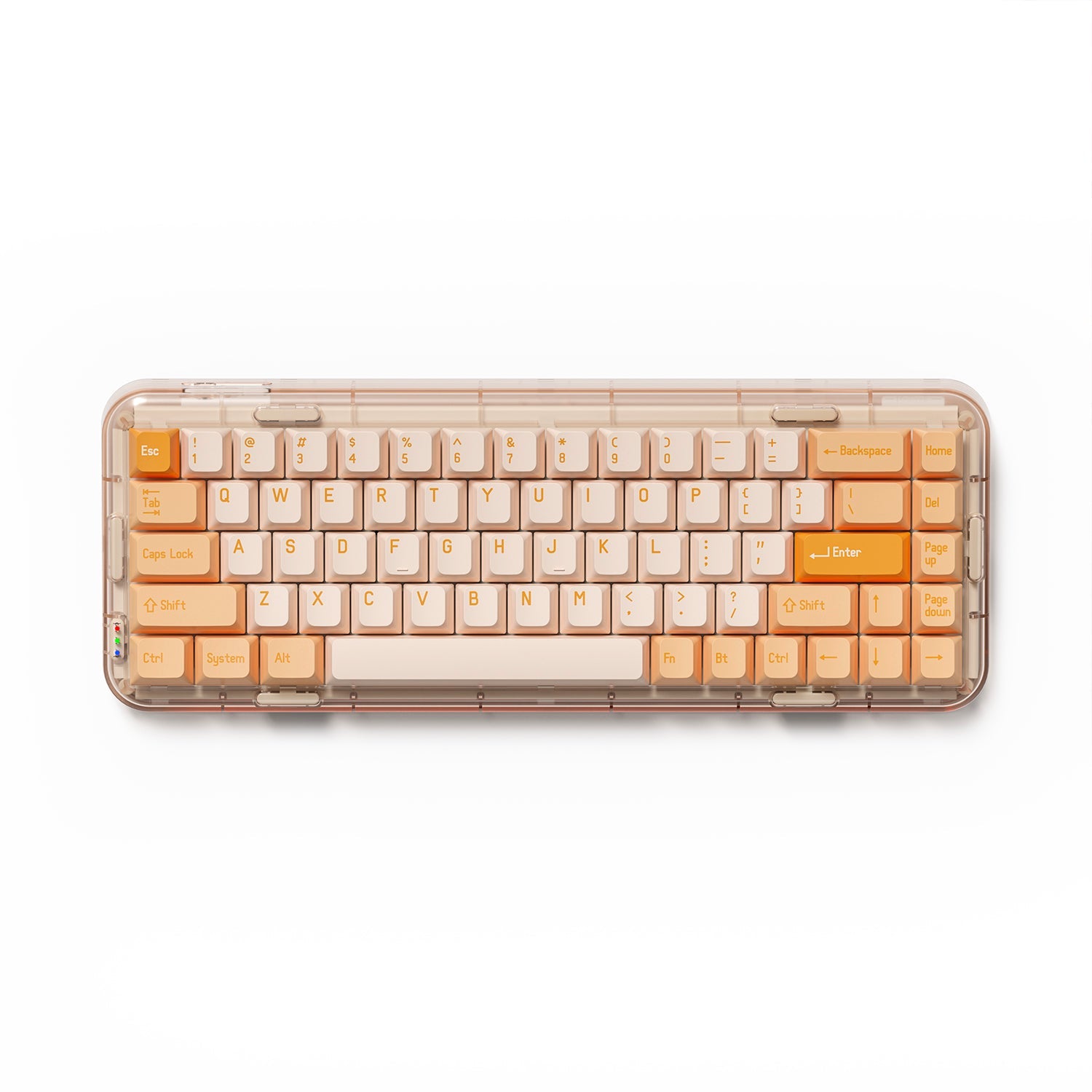 MelGeek Mojo68 Rose Benutzerdefinierte und programmierbare mechanische Tastatur