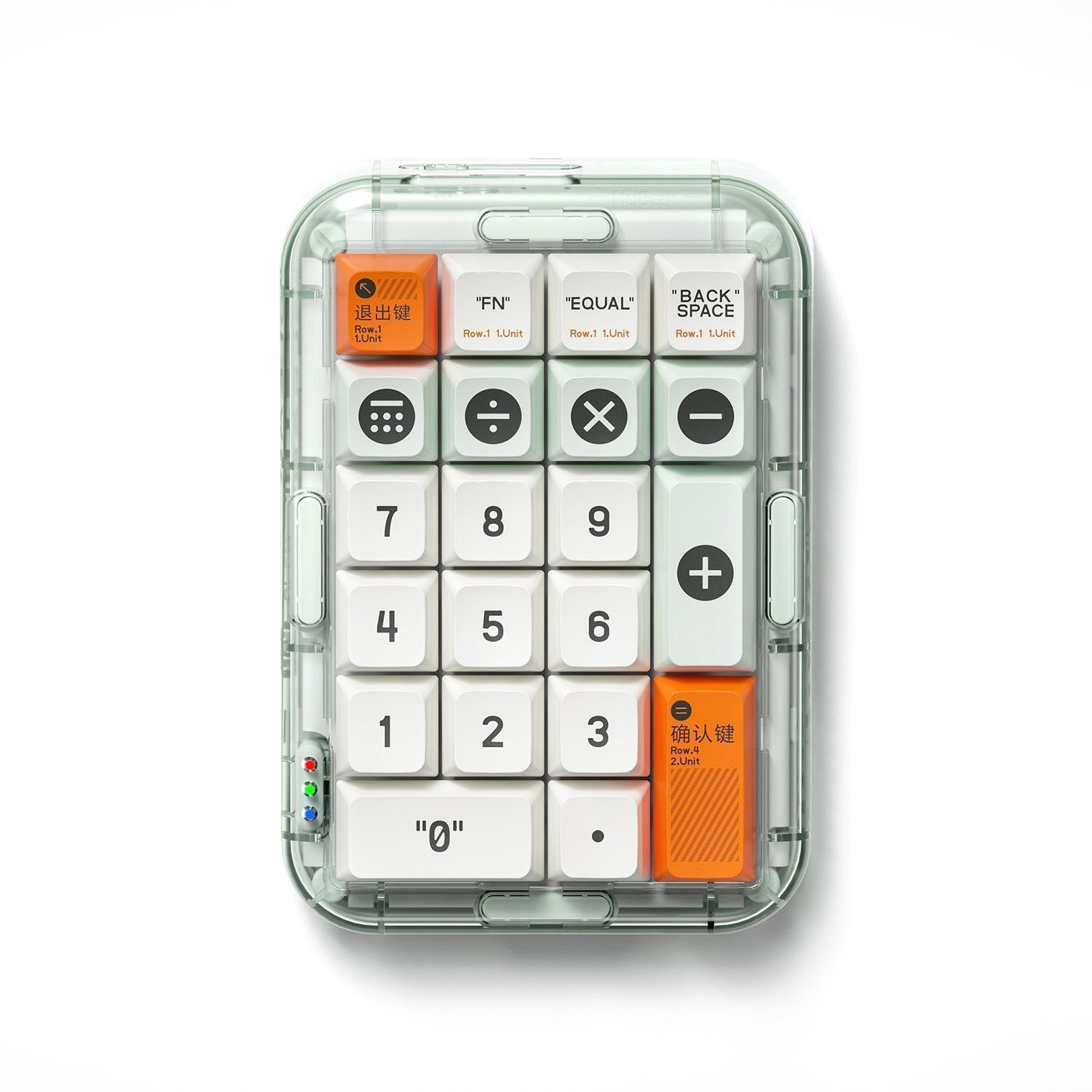 MelGeek MojoPad Kunststoff Numpad mechanische Tastatur