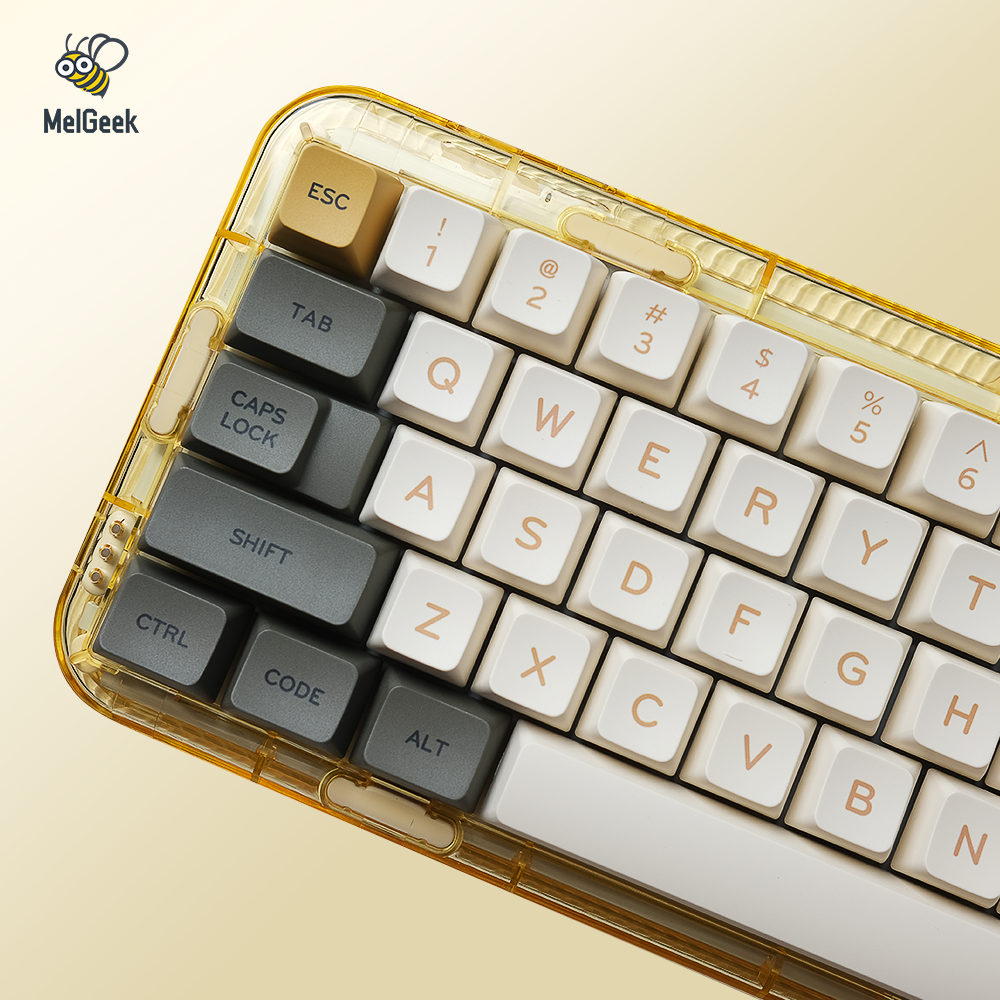 MelGeek MDA Dawn PBT Dy-Sub キーキャップセット