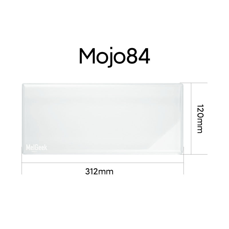 Cubierta antipolvo acrílica MelGeek para Mojo68/Mojo84
