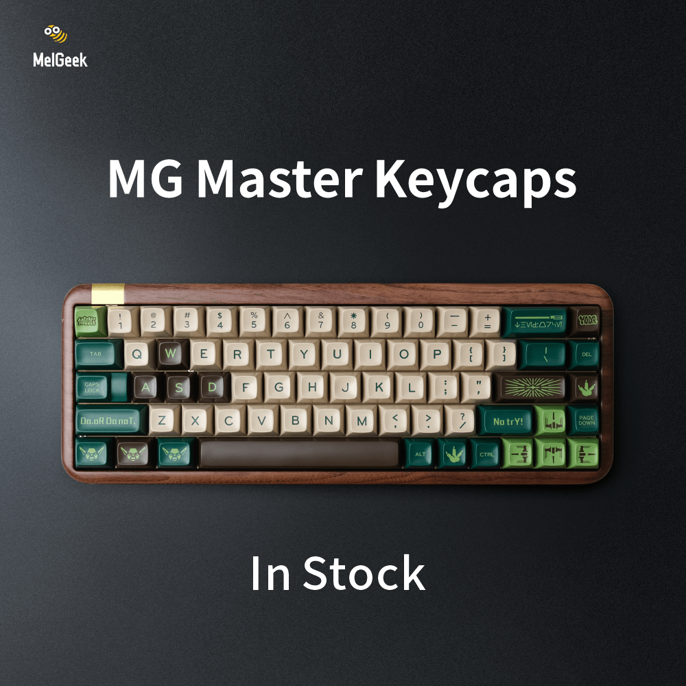 MelGeek Re-Cap MG Ember MG WAHTSY MG Master Keycaps en stock