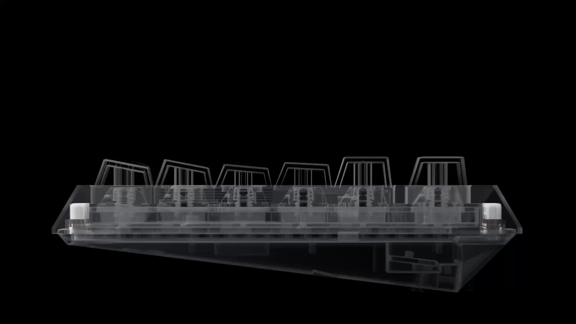Leaf-spring gasket structure animation